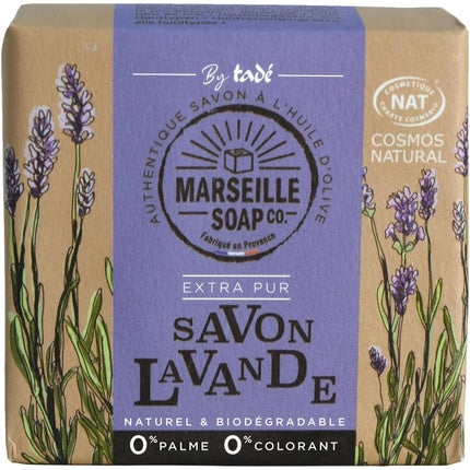 Savon Marseille, Tadé, Lavandă, Natural & Biodegradabil, Fără Palmier, 100g