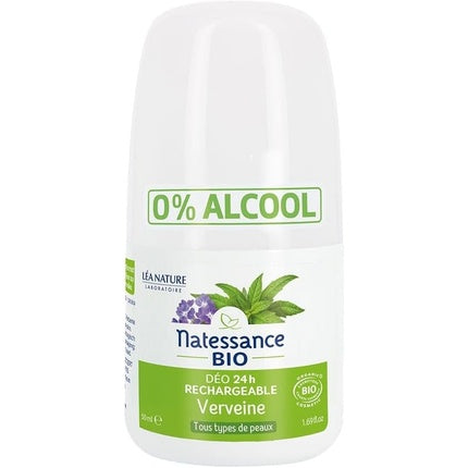Deodorant Natessance Verbena Organic Refillable 50ml