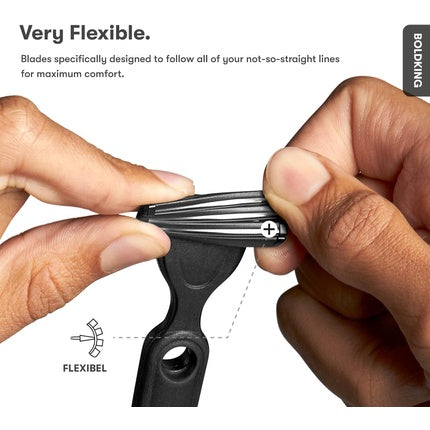 Aparat ras, Boldking, flexibil, negru