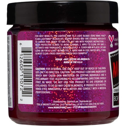 Vopsea de păr Manic Panic Pink Warrior, 136 g, roz vibrant