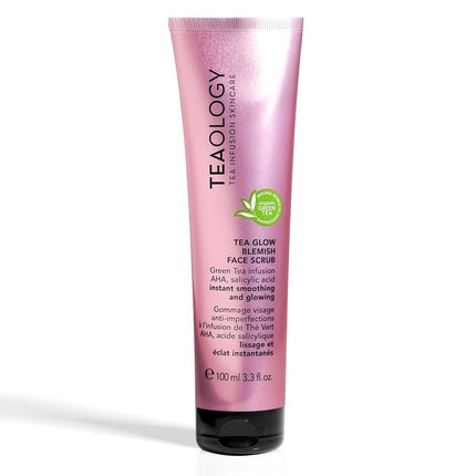 Exfoliant Față Teaology, Tea Glow Blemish, 100 ml, roz