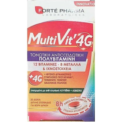 Forté Pharma Multivitamin Complex, 30 Tablete, Formula cu Antioxidanți și +4G