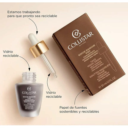 Auto-bronzant, Collistar, Self Tanning Face Magic Drops, 30ml