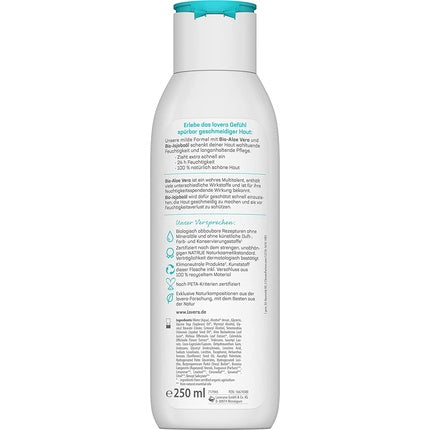 Lăptiune de corp Lavera Basis Sensitiv Express cu Aloe Vera și ulei de Jojoba, 250ml