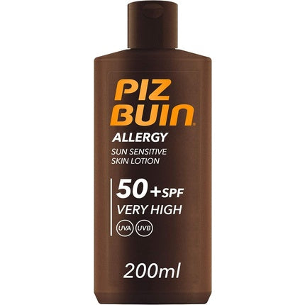 Lotiune pentru alergii, Piz Buin, SPF50, 200ml