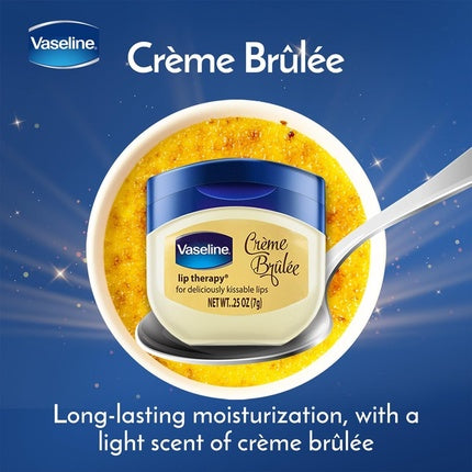 Balsam Buze, Vaseline, Creme Brulee, 7g, vanilie