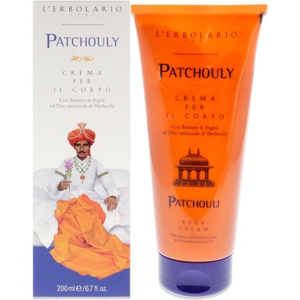 L'Erbolario Patchouli Body Cream, cremă de corp cu patchouli, 200 ml