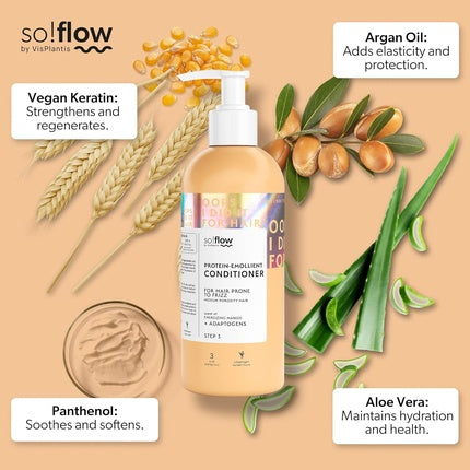 Balsam, So!Flow, Ultimate Anti-Frizz, mango-portocaliu
