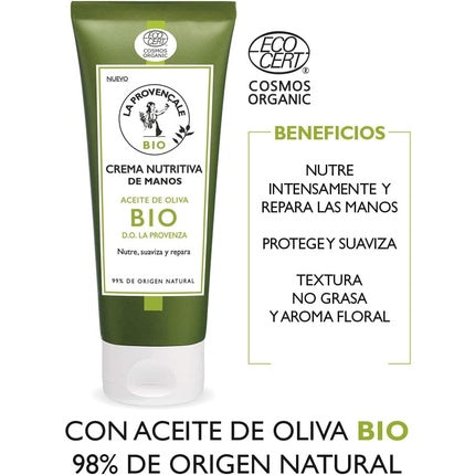 Crema de Mâini La Provençale Bio cu Ulei Organic de Măsline, 75ml