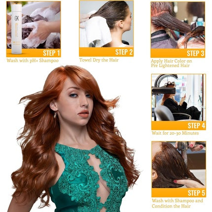 GK HAIR, 6.3 Dark Blonde, 100ml, Toner Semipermanent