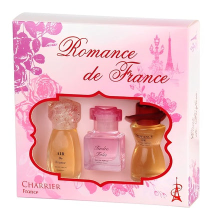 Set Cadou Parfum Charrier Parfums - Romance de France, 3 piese