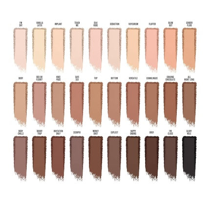 Paletă de Ochi Orgy, Jeffree Star Cosmetics, 35 culori, mat și sclipici