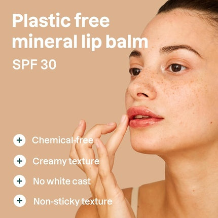 Balsam de buze, Attitude, Oceanly Tinted Lip Balm SPF 30, Roz