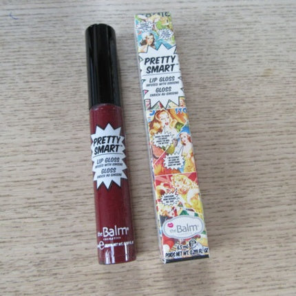 theBalm Pretty Smart Lip Gloss Infused With Ginseng, 6.5 ml, roșu
