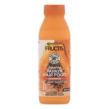 Șampon Garnier Fructis Hair Food Papaya, Hidratare Păr Uscat și Vopsit, 330 ml