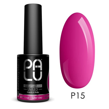 Lac unghii gel, Palu, Warsaw P15, roz vibrant, 11ml