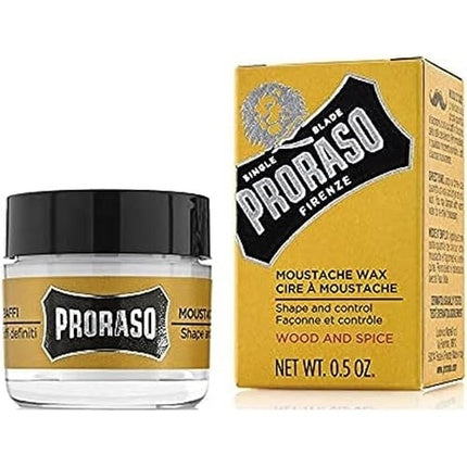Ceară de mustață, Proraso, Wood and Spice, 15ml