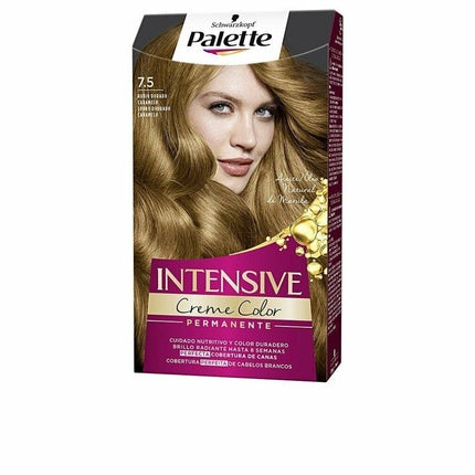 Vopsea de păr, Palette, cremă colorantă blond caramel auriu
