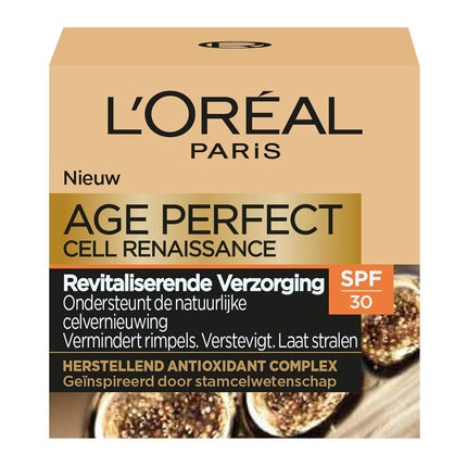 Cremă de Zi, L'Oréal Paris Age Perfect Cell Renaissance, SPF 30, 50ml