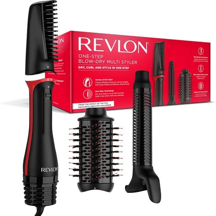 Uscător de păr, Revlon One-Step, multifuncțional, negru