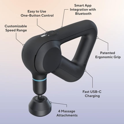 Masaj electric Theragun Prime, negru, Bluetooth