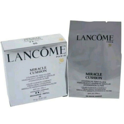 Fundație Compactă, Lancôme Miracle Cushion #05 Amber Beige, 14g