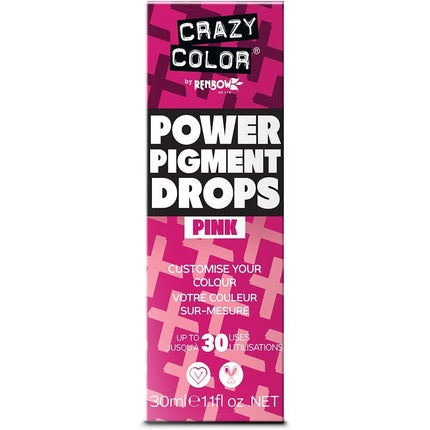 Vopsea de păr Crazy Color Pink Power Pigments, 30ml