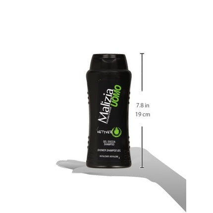 Șampon gel de duș bărbați, Malizia, Profumo d'Intesa, 250ml