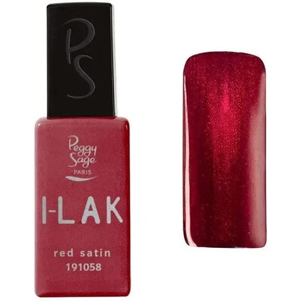 Peggy Sage I-LAK Soak Off Gel Polish Red Satin, 11ml