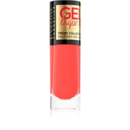 Lac de unghii Eveline Cosmetics 7 Days Gel Laque, culoare coral, 8 ml