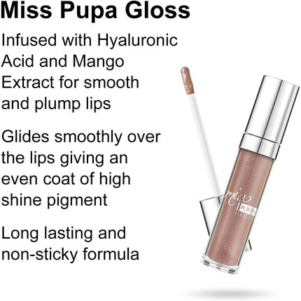 Lip Gloss Pupa Milano Miss Pupa Gloss, 5ml, Roz