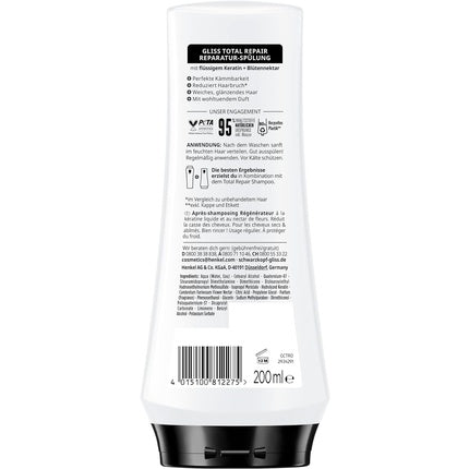 Balsam Gliss Total Repair, alb, 200ml