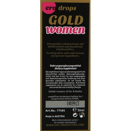 Lubrifiant personal, Ero by Hot, Gold, 30ml
