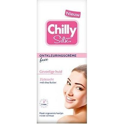Cremă decolorantă, Chilly, Silx Face, 75 ml