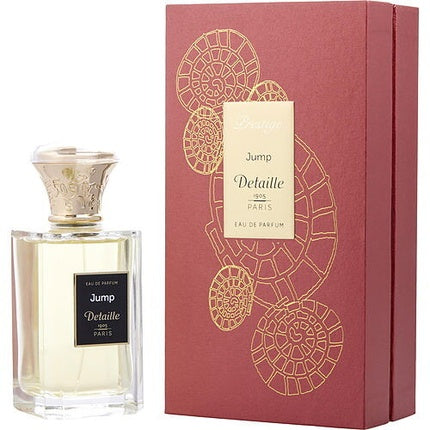 Eau de Parfum Detaille Jump, 50 ml, sticlă transparentă cu capac auriu