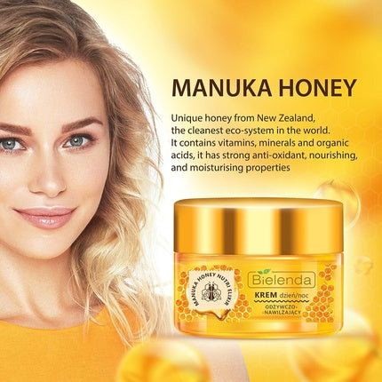 Cremă de față, Bielenda, Manuka Honey, 179g