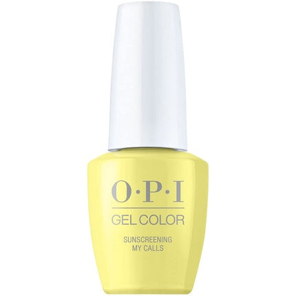 OPI Gel Polish Sunscreening My Calls, Culoare Galben, Volum 15ml