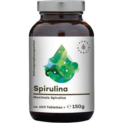 Tablete Spirulina, Aura Herbals, 600 bucăți, 150g