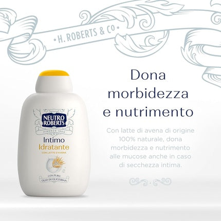 Gel de curățare intimă, Neutro Roberts, lapte de ovăz, 200ml