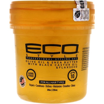 Gel de par, Eco Styler, ulei de ricin si unt de shea, 235ml