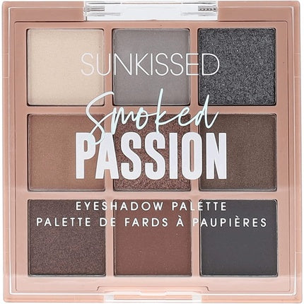 Sunkissed Smoked Passion Eye Shadow Palette, Paletă farduri ochi, 9g