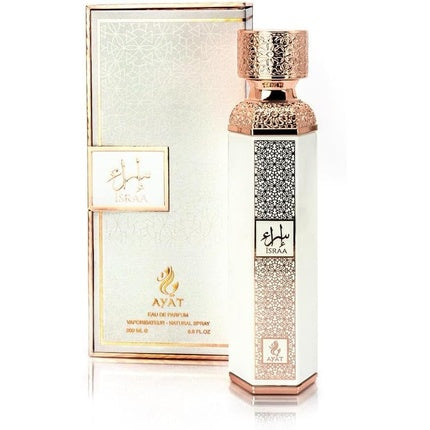 Parfum Ayat Israa, Eau De Parfum pentru Femei & Hayat pentru Bărbați 200ml, Alb și Auriu