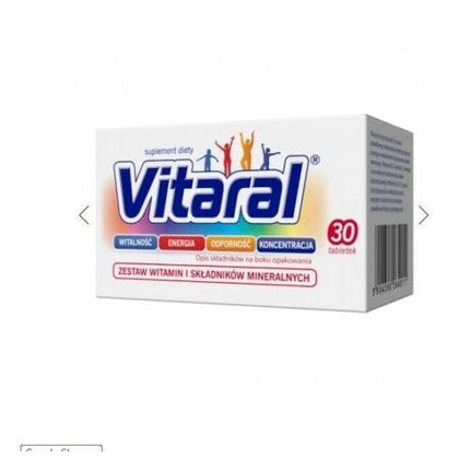 Vitaral, Jelfa, Vitamine și minerale pentru sistemul nervos și vedere, 30 tablete