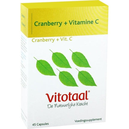 Supliment, Vitotaal, Cranberry + C, 45 capsule