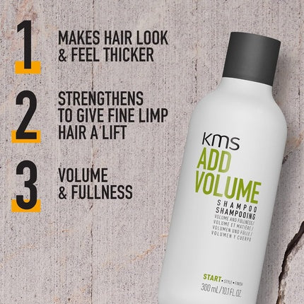 Șampon KMS Add Volume, 300ml, alb