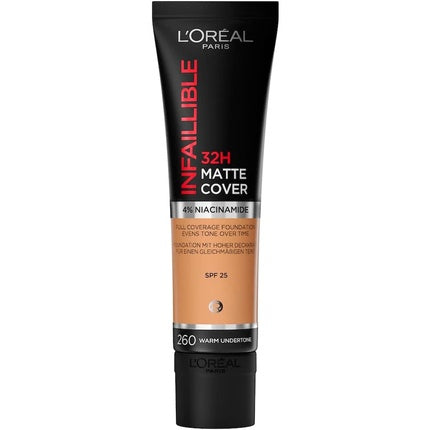 Fond de ten, L'Oréal, Infallible 24H Matte Cover, 30 ml
