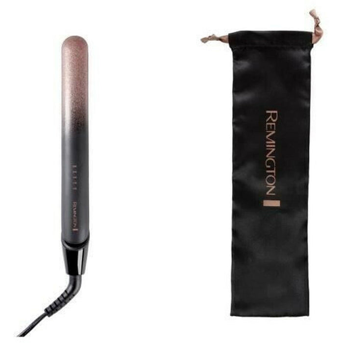 Placă de îndreptat părul Remington S5305, înveliș ceramic, plăci de 110 mm, afișaj digital cu 9 setări