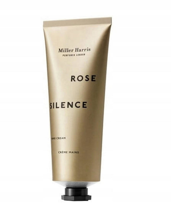 Cremă pentru mâini Miller Harris Rose Silence, hidratantă, florală, vegană, 75 ml