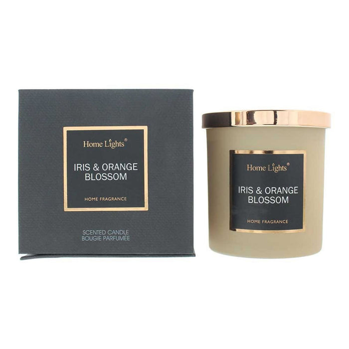 Lumânare parfumată Home Lights Iris & Orange Blossom, 215 g