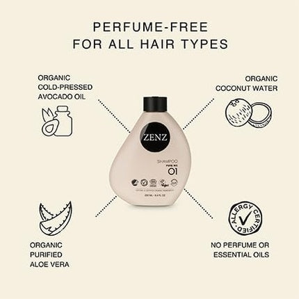 Șampon, Zenz, Pure No. 01, 250ml, fără parfum